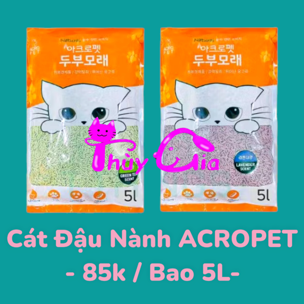Cát Đậu Nành Cho Mèo ACROPET 5L