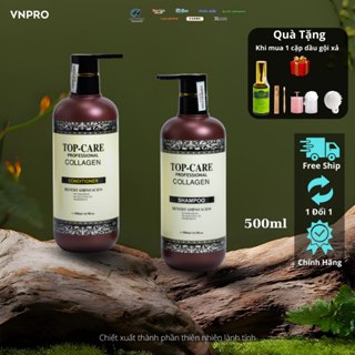 Dầu Gội Xả Top - Care Chính Hãng VNPRO 500ML - Cân Bằng Nội Tiết Tố Da Đầu