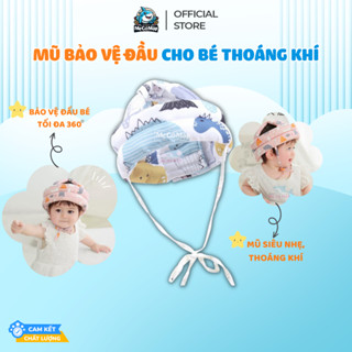 Mũ Bảo Vệ Đầu Cho Bé Tập Đi Chống Va Đập, Mũ Bảo Hiểm Tập Đi Siêu Nhẹ Thoáng Khí, Mũ Nón Bảo Hiểm Tập Bò An Toàn Cho Bé