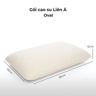 Gối Cao Su Oval Liên Á Size Lớn 45*65*12cm