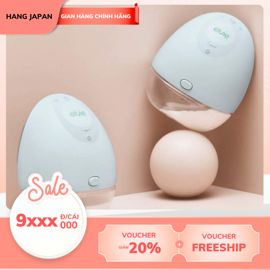 Máy hút sữa không dây Elvie Pum hàng chính hãng - Bảo hành 12 tháng