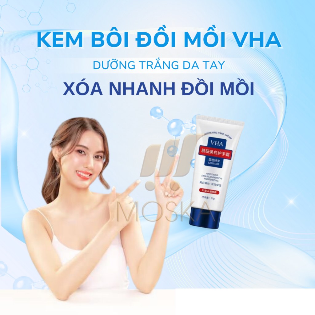 Kem Dưỡng Da Tay VHA Mờ Nám Tàn Nhang Đồi Mồi VHA  Kem VHA Dưỡng Da Tay Mềm Mịn Trắng Sáng