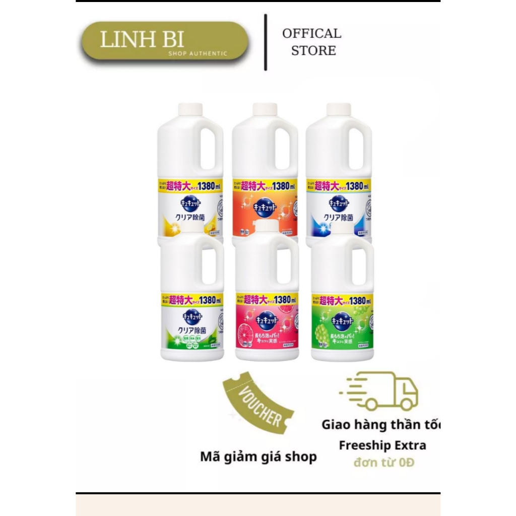 Nước rửa bát Kao 1250ml