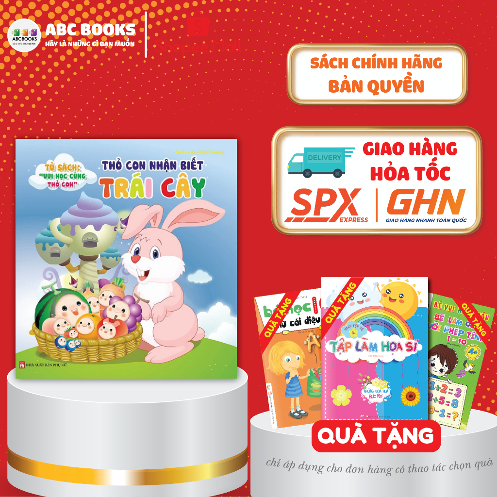 Sách - Thỏ Con Nhận Biết Trái Cây