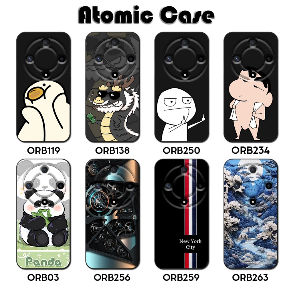 Ốp lưng Honor X9A - Ốp điện thoại Honor X9A TPU dẻo in hình - Atomic Case