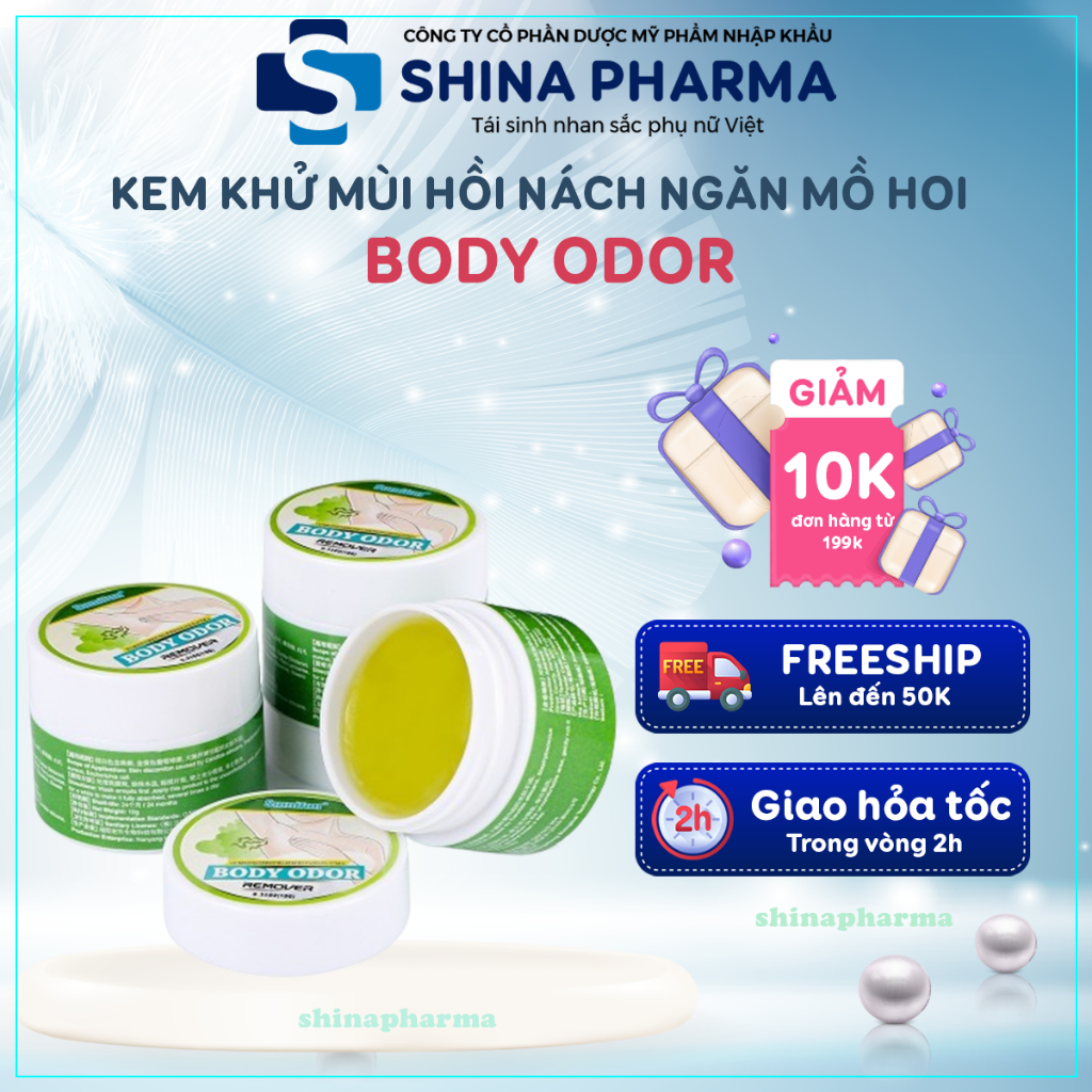 Kem Khử Mùi Hôi Nách Hút Thâm SUMIFUN BODY ODOR - Kem SUMIFUN BODY ODOR Giúp Kiểm Soát Tuyến Mồ Hôi, Khô Thoáng
