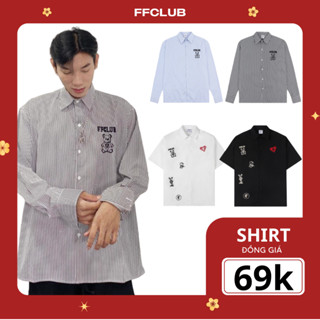   XẢ KHO   ÁO SƠ MI FORM RỘNG MIX 1 