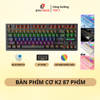 Bàn Phím Cơ Cho Máy Tính K2 Pro Led RGB - 10 Chế Độ Led Khác Nhau - Chính Hãng HD DESIGN
