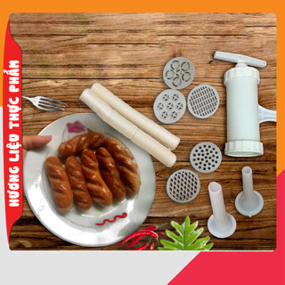 COMBO bộ nhồi xúc xích kèm đầu làm bún + 1 cuộn vỏ bọc collagen viscofan