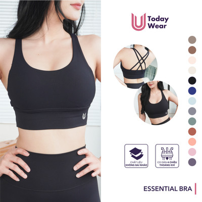 Áo Bra tập pilates gym yoga nữ Luxury Essential Today U Wear gợi cảm nâng đỡ vòng 1