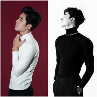 [Xả hàng] Áo Len Cổ Lọ Len Lông Thỏ Cao Cấp | Wanes Turtleneck Sweater In Black