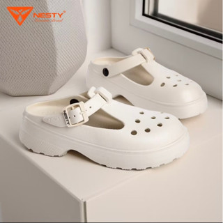   Chính hãng   Tặng charm Dép sục Nesty NE21 thiết kế khóa cài hiện đại năng động 
