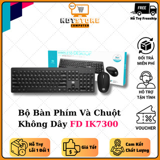  Bộ Bàn Phím Và Chuột Không Dây Forder FD ik7300 - Combo Wireless Keyboard And Mouse Forder FD ik7300 Văn Phòng Giải Trí 