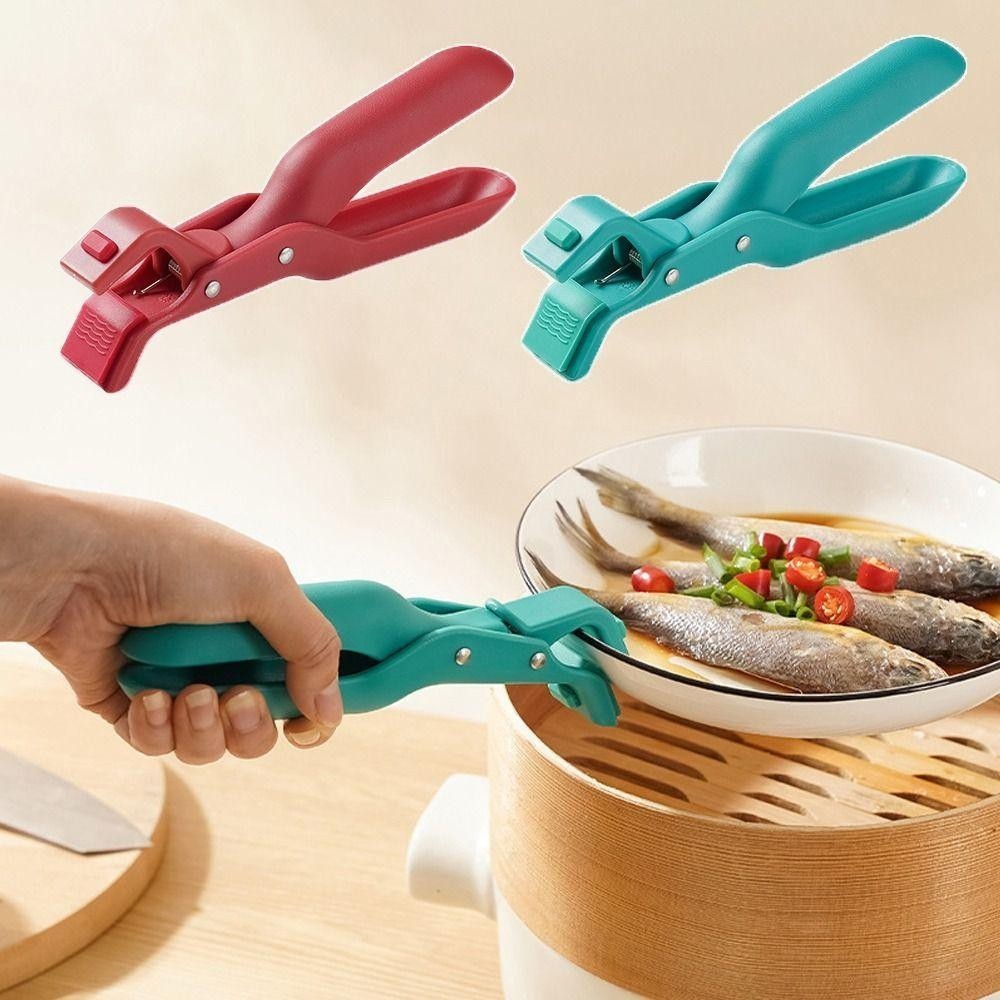 ✨✨Kẹp kẹp tấm nóng Kẹp nồi để Bát đĩa nóng Pizza Chảo chiên không khí Lò vi sóng