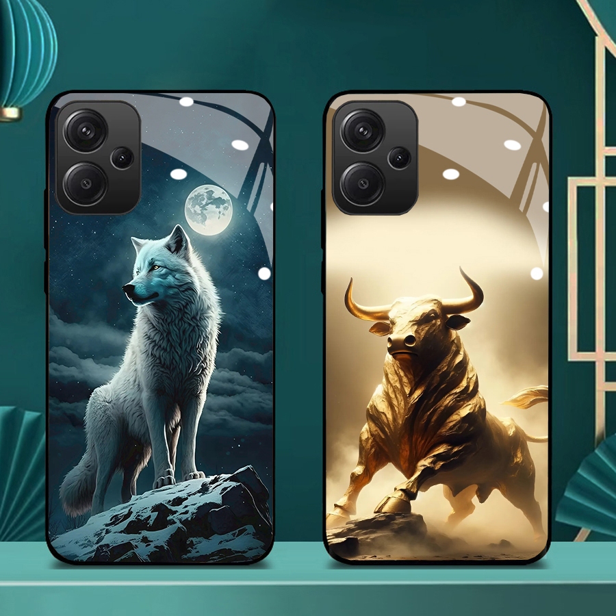 Ốp Lưng XIAOMI REDMI 13/ REDMI 13X Mặt kính tráng gương, thiết kế đẹp