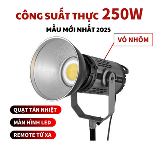 Đèn studio 250W SY-2500 vỏ nhôm tản nhiệt bền bỉ chuyên livestream, quay video, chụp studio