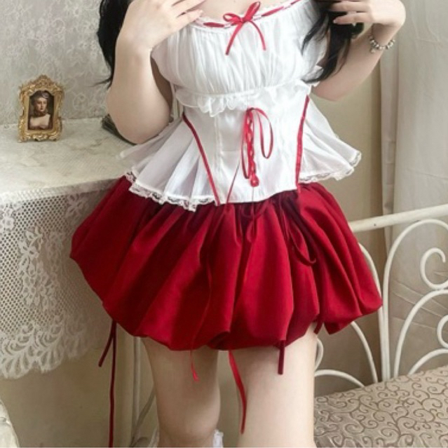 Chân Váy quần Bí Phồng Xoè Lụa Thoáng Mát kèm quần Bí trong 2024, quần váy form ngắn | BigBuy360 - bigbuy360.vn