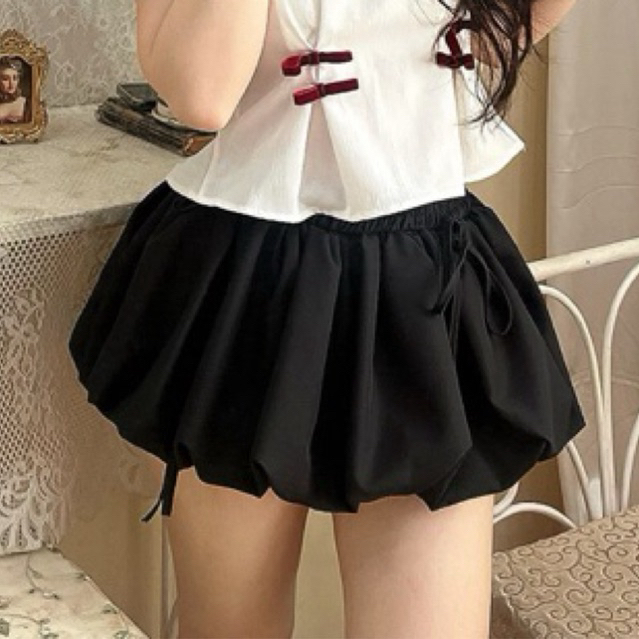 Chân Váy quần Bí Phồng Xoè Lụa Thoáng Mát kèm quần Bí trong 2024, quần váy form ngắn | BigBuy360 - bigbuy360.vn