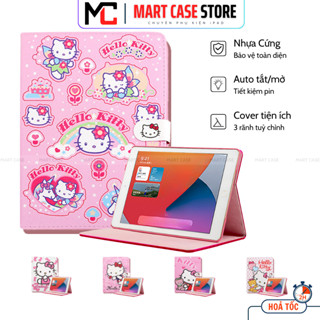 Ốp ipad hình Mèo hồng siêu cute Air 1-2-3/Gen 5-6-7-8-9/Pro 10.5/Mini 1-2-3-4-5 -MART CASE