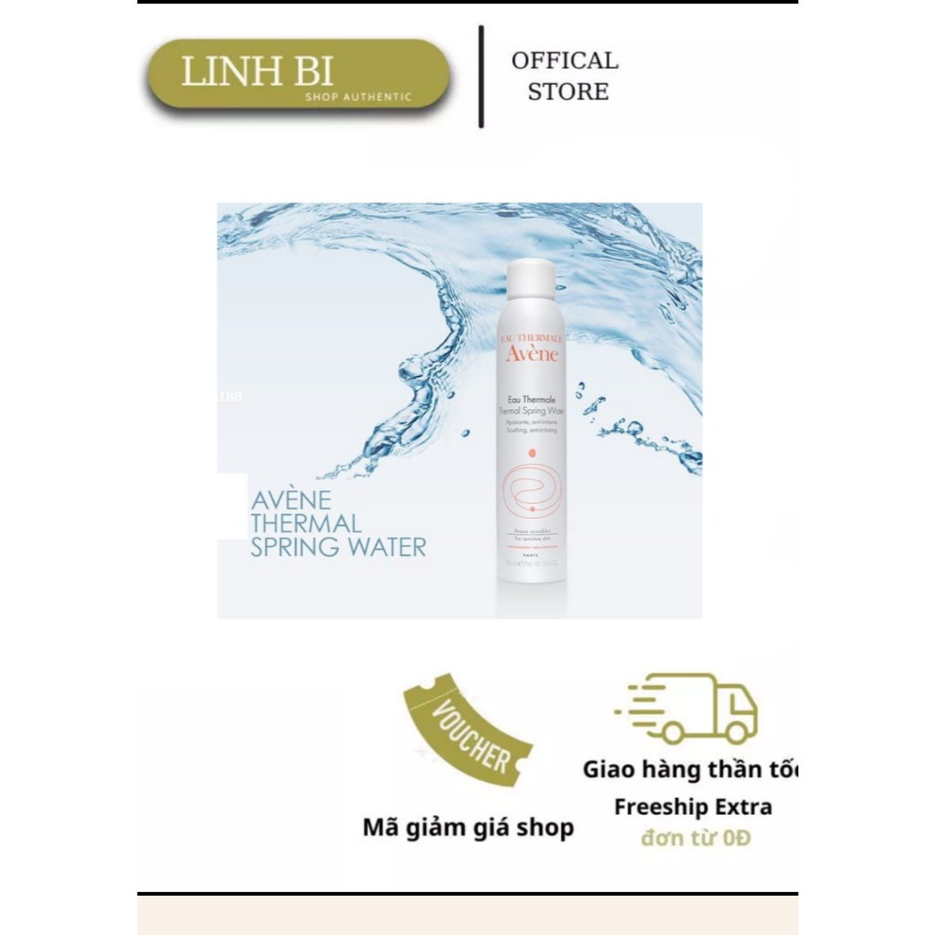 Xịt khoáng Avene chuẩn auth pháp