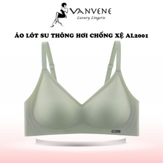 Áo lót nữ VANVENE A2001 , áo ngực su thông hơi không gọng đệm mỏng thoải mái mềm mịn chống xệ co giãn tốt