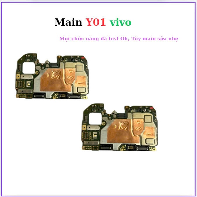 Main vivo Y01,mọi chức năng full ok
