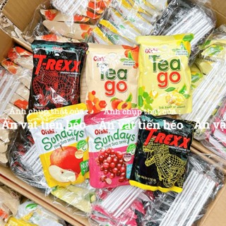 Sỉ 1 thùng 50 túi nước oishi mix 5 vị khác nhau, nước oishi Tea Go đủ vị chính hãng