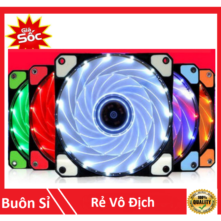 Quạt tản nhiệt ,fan case cho case máy tính, xe điện, Fan Case 12cm ,Quạt Led 12 cm