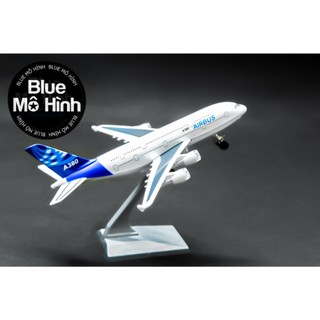 Máy bay mô hình Airbus A380 bằng kim loại