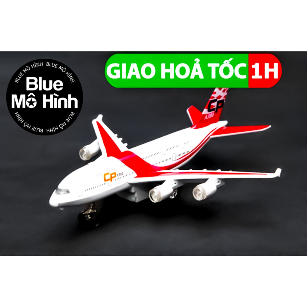 Máy bay mô hình Airbus A380 bằng kim loại