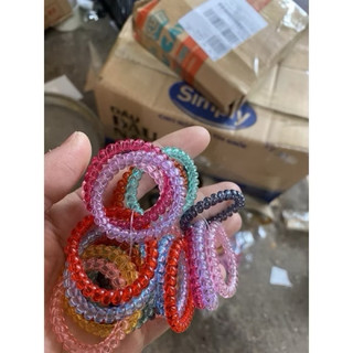 💥Set 10 Cột Tóc Lò Xo, Nhiều Mẫu, Siêu Co Giản
