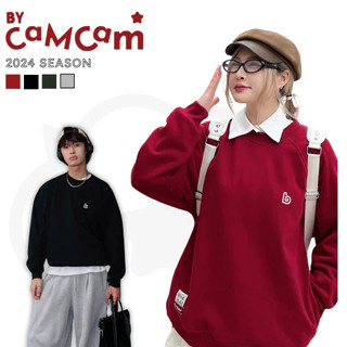Áo Sweater Nỉ Lông Cáo Basic By Cam Cam Mềm Mịn Dày Dặn Logo Mini Nam Nữ Unisex mặc siêu đẹp