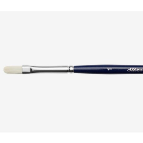 Silver Brush Bristlon® Short handle, Filbert - 1