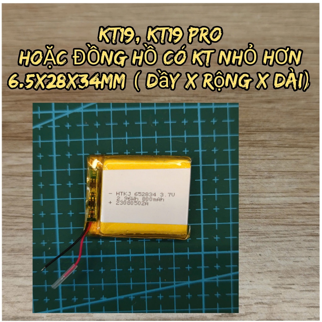 Pin Đồng Hồ Wonlex KT01 , KT03 , GW400X, KT20 SK26S, SKT19, SK116, SK9, SK90, SK80, SK31, SK36, SK95 Bản Pro