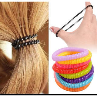 💥Set 10 Cột Tóc Lò Xo, Nhiều Mẫu, Siêu Co Giản