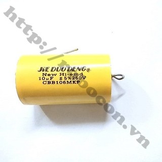 tụ phân tần 10uf 250v chỉnh âm