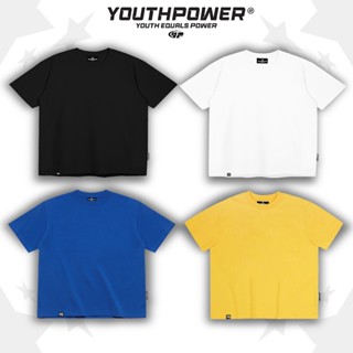 Áo Thun Big Boxy YOUTHPOWER TRƠN BASIC From Rộng Nam Nữ Cổ Tròn Chất Liệu Cotton In Lụa Local Brand