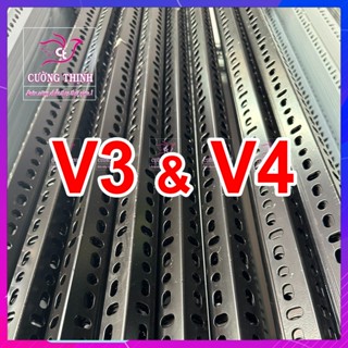 Thanh Sắt V Lỗ Đa Năng V3 Và V4 - Dày 1.5mm - Sơn Tĩnh Điện 3 Lớp Công Nghệ Nhật Bản