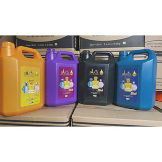  Sỉ COM BO 2 CAN  TỔNG 10L   NƯỚC GIẶT PARI HƯƠNG HOA PHÁP 
