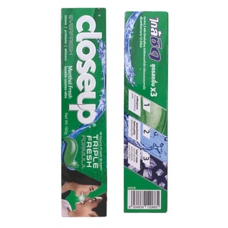 Kem Đánh Răng Closeup Methol Fresh Thơm Mát Bạc Hà 160g