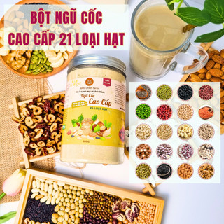  Bột Ngũ Cốc Cao Cấp 21 Loại Hạt Không Đậu Nành - Dinh dưỡng Bầu Lợi Sữa Tăng cân Giảm cân - Mộc Chân Farm 