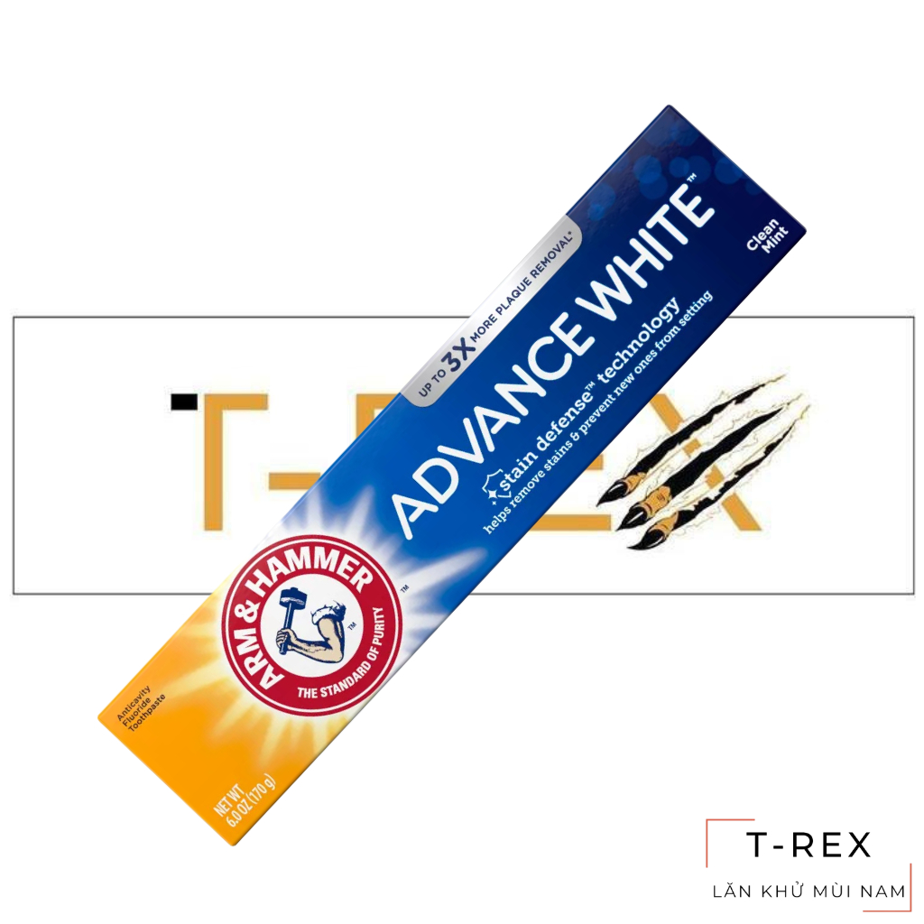 Kem Đánh Răng Hỗ Trợ Trắng Răng Arm & Hammer Advance White 170Gr