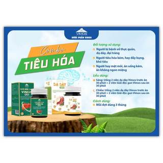 Giải Độc Gan Vimos mát gan tăng cường chức năng gan viêm gan, xơ gan, người uống nhiều bia rượu