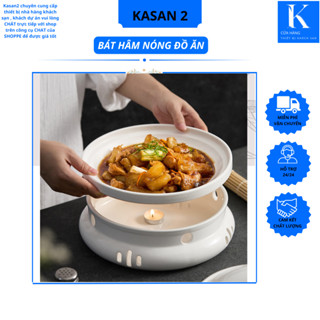 Bát Hâm Nóng Đồ Ăn Gốm Sứ Bát Tràng, Bát Tô Giữ Nhiệt Bằng Nến, Men Sứ Cao Cấp