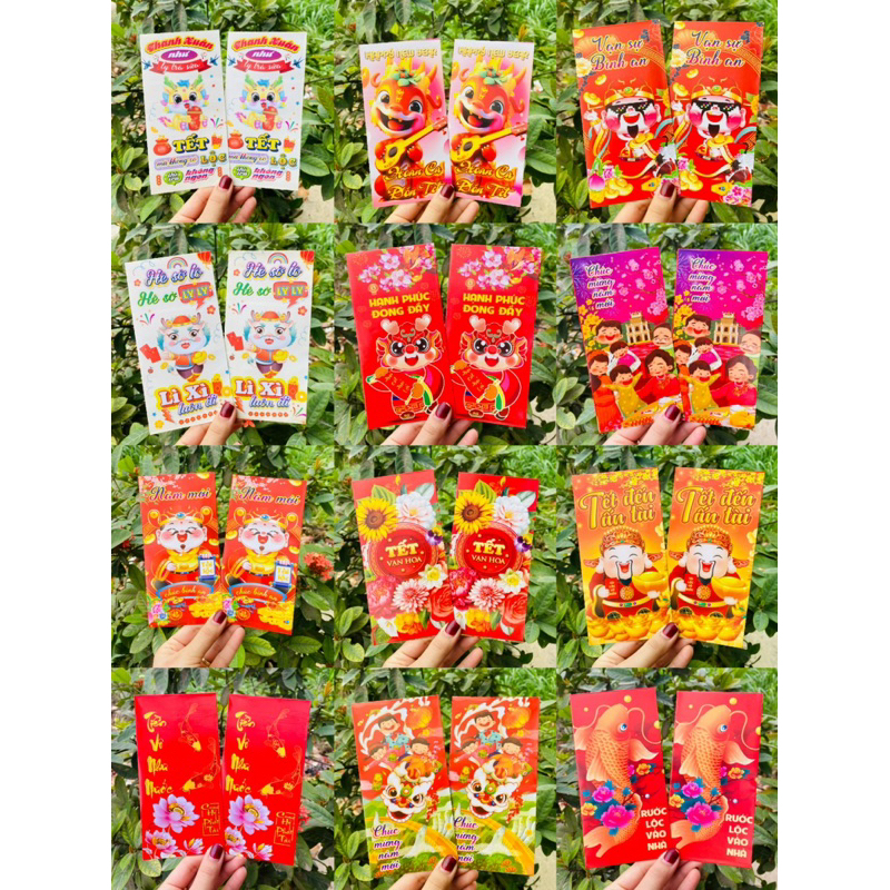 Combo 10 bao lì xì đón Tết