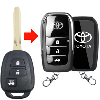 [ GIÁ HUỶ DIỆT ] Vỏ Độ Gập Chìa Khoá Xe Toyota Vios Yaris Hiace đời 2015 đến 2025 V703