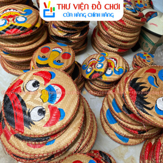 Mẹt tre tô vẽ trang trí Trung Thu giá rẻ - Mẹt hề truyền thống vui hội Trăng Rằm
