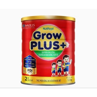  Sữa grow plus đỏ 1,5 kí cho bé từ 2 tuổi trở lên date 7 2027 có mã QR tích điểm đổi quà tặng 