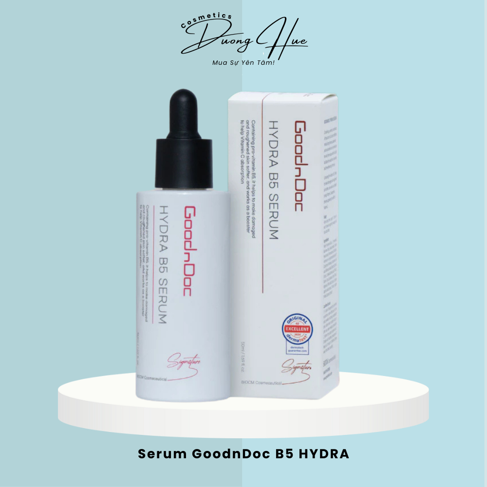Serum GoodnDoc B5 HYDRA Dưỡng Ẩm Phục Hồi Làm Trắng Sáng Da Mờ Thâm Sạm Nám Cấp Nước Chống Lão Hóa d