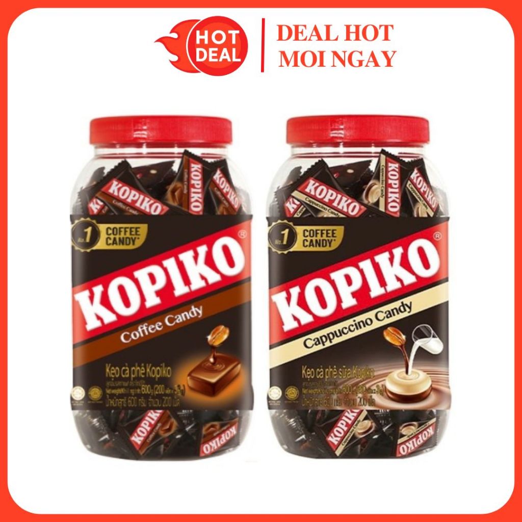 [BÁNH KẸO TẾT] Hộp Kẹo Kopiko Capuchino/Coffee Hộp 560G